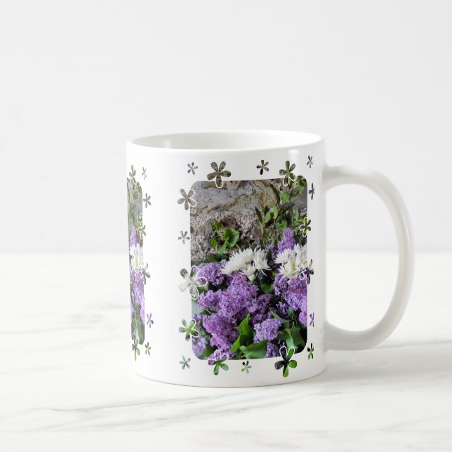 TAZA DE CAFÉ FLORES (Derecha)