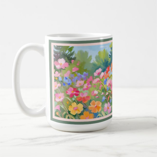 Taza De Café Flores (Izquierda)