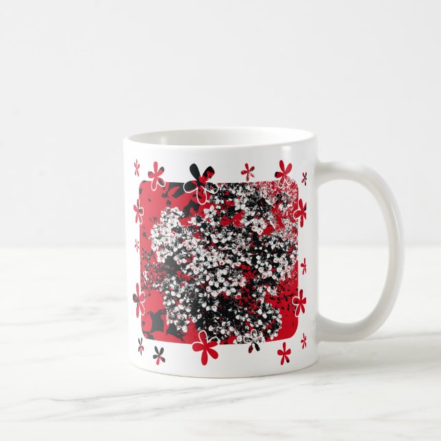 TAZA DE CAFÉ FLORES (Derecha)