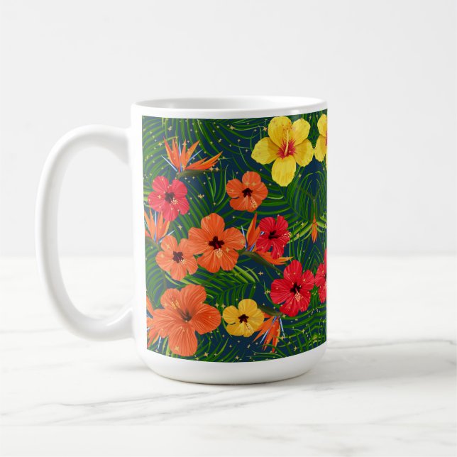 Taza De Café flores (Izquierda)