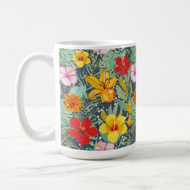 Taza De Café flores (Izquierda)