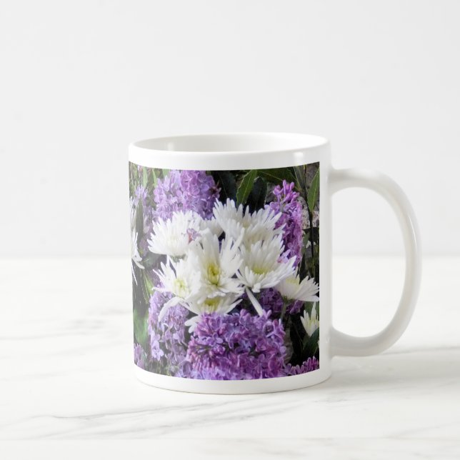 TAZA DE CAFÉ FLORES (Derecha)