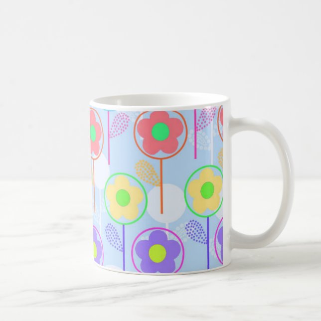 Taza De Café Flores (Derecha)
