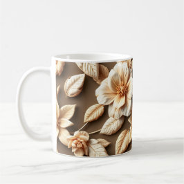 Taza De Café Flores 3D