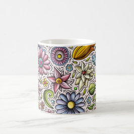 Taza De Café Flores a prueba de agua: La belleza de la música e