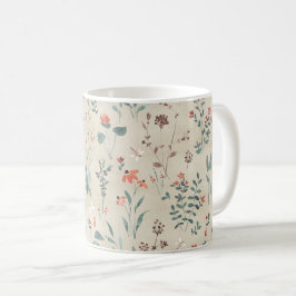 Taza De Café Flores acuáticas de la flora del lago