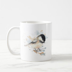 Taza De Café Flores acuáticas de pollo