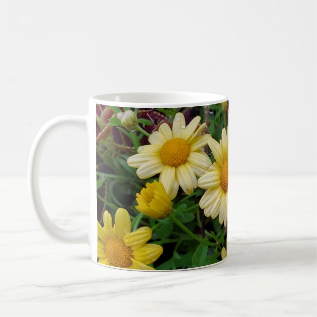 Taza De Café Flores amarillas (Izquierda)