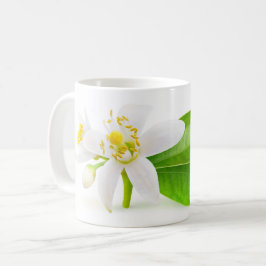 Taza De Café Flores arbóreas naranjas