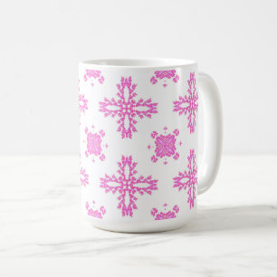 Taza De Café Flores artdeco en estilo retro