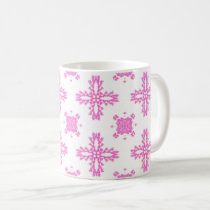 Taza De Café Flores artdeco en estilo retro
