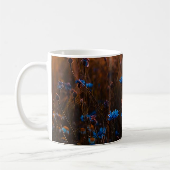Taza De Café Flores azules (Izquierda)
