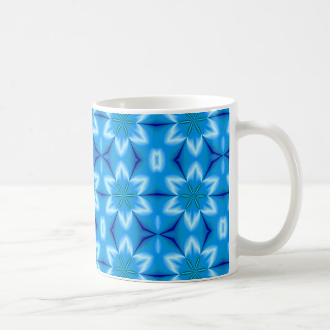 Taza De Café Flores blancas congeladas (Derecha)