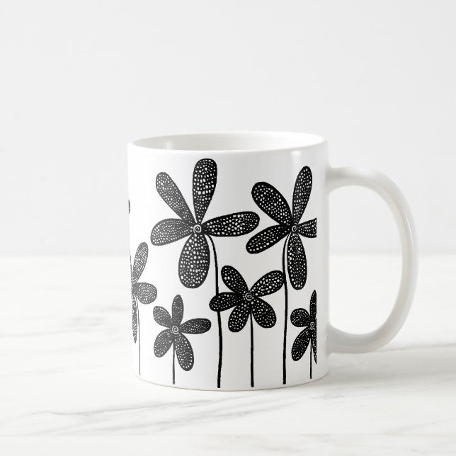 Taza De Café Flores Bonitas (Derecha)