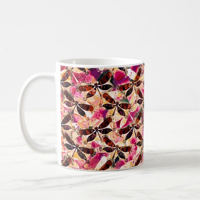 Taza De Café Flores brillantes (Izquierda)