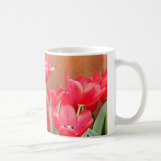 Taza De Café Flores brillantes (Derecha)