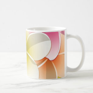 Taza De Café Flores brillantes de Frangipani/ Plumeria