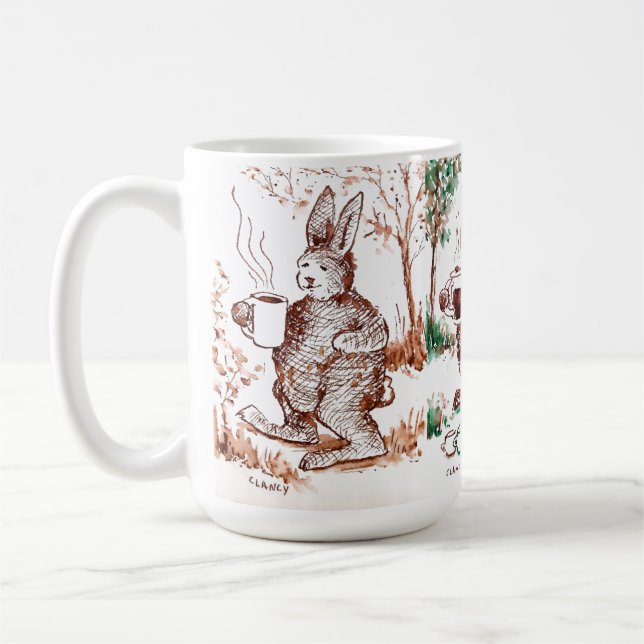 Taza De Café Flores Café Hugs Mug (Izquierda)