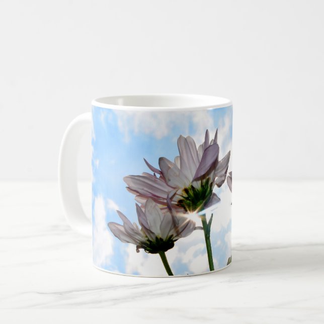 Taza De Café Flores celestiales (Anverso izquierdo)