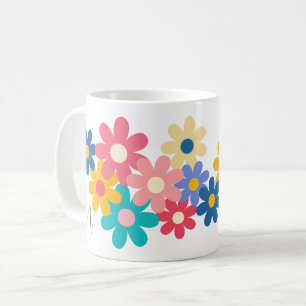 Taza De Café Flores cortas