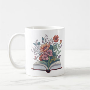 Taza De Café flores cultivando libro de formularios, libro de f