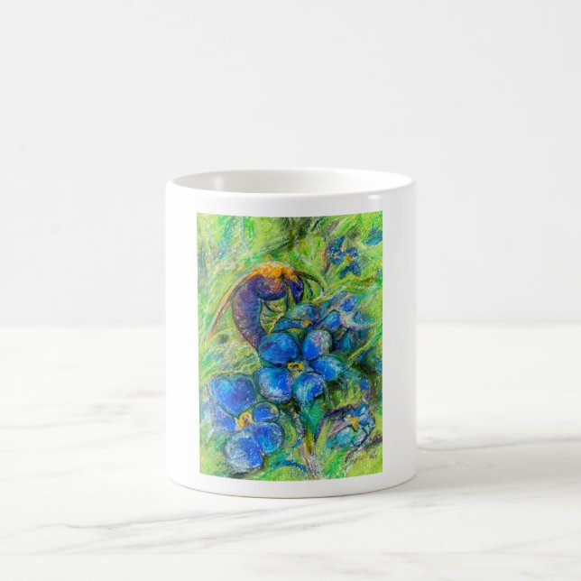 Taza De Café Flores de abeja y olvidadiza (Centro)