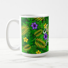 Taza De Café flores de alamante