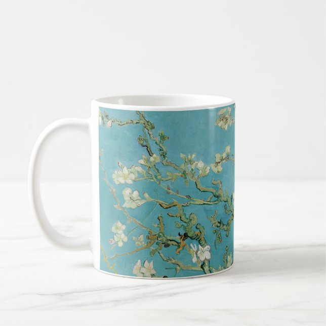 Taza De Café Flores de almendra por Vincent van Gogh (Izquierda)