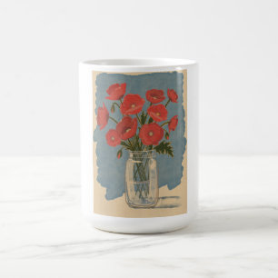Taza De Café Flores de amapola