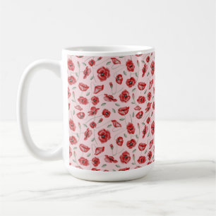 Taza De Café Flores de amapola