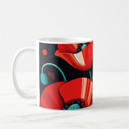 Taza De Café flores de amapola Papaver