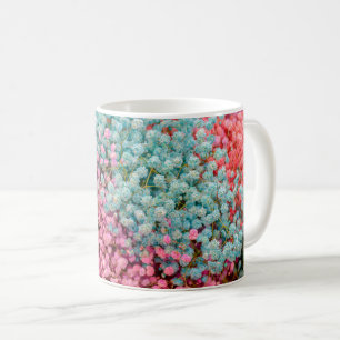 Taza De Café Flores de Bebé de Gypsophila Pastel Colorido Pat