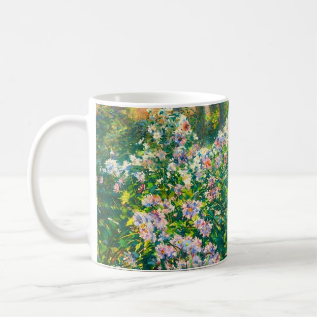 Taza De Café Flores de bonito de época ilustracion de flores de (Izquierda)