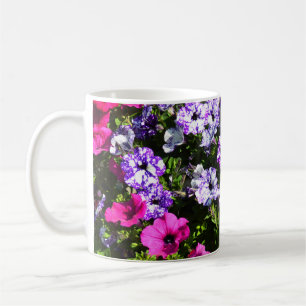 Taza De Café Flores de bonito petunia