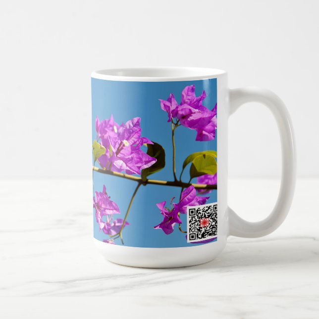Taza De Café Flores de Buganvilla (Derecha)