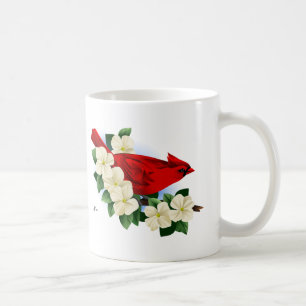 Taza De Café Flores de cardenales y dogwood