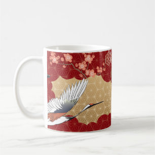 Taza De Café Flores de cerezo de kimono japonesas