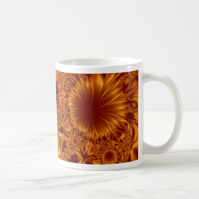 Taza De Café Flores de cobre (Derecha)
