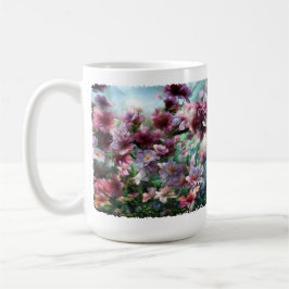 Taza De Café Flores de colmenillas de flores de cerezo