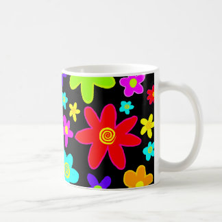 Taza De Café Flores de colores