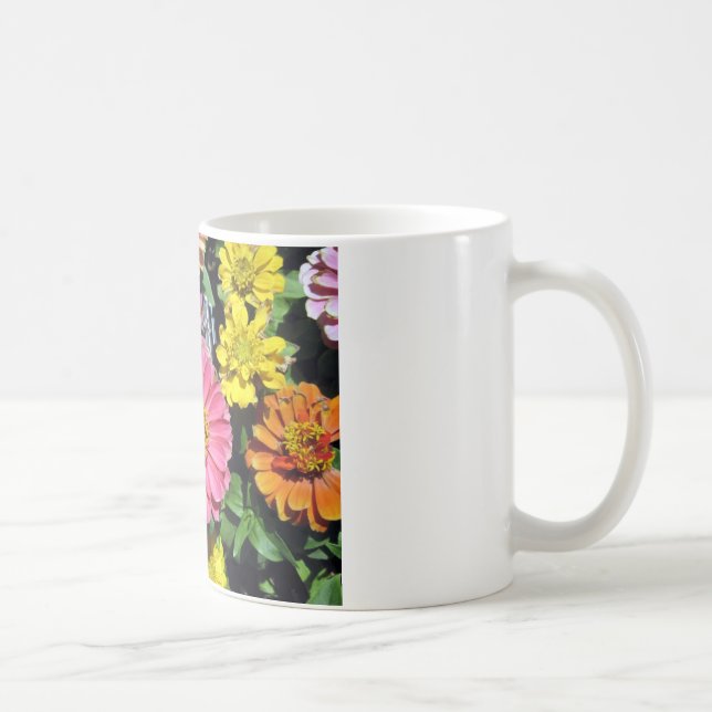 Taza De Café Flores de colores (Derecha)
