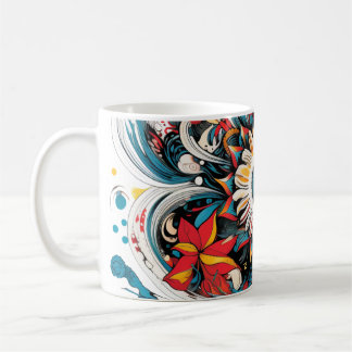Taza De Café Flores de colores