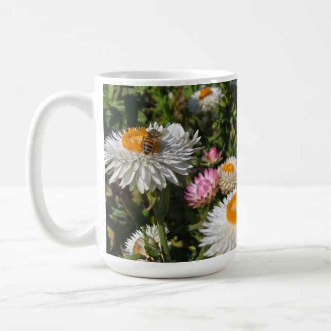 Taza De Café Flores de fresa (Izquierda)