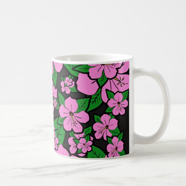 Taza De Café Flores de Hibisco #4 (Derecha)