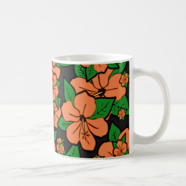 Taza De Café Flores de Hibisco #5 (Derecha)
