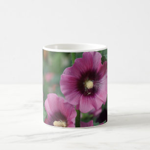 Taza De Café Flores de hibisco morado