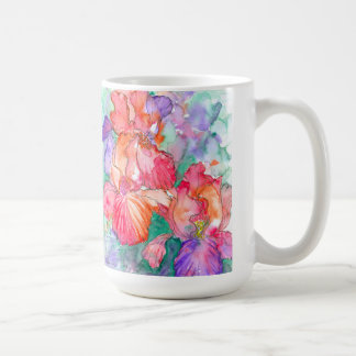 Taza De Café Flores de iris: Día de la Madre