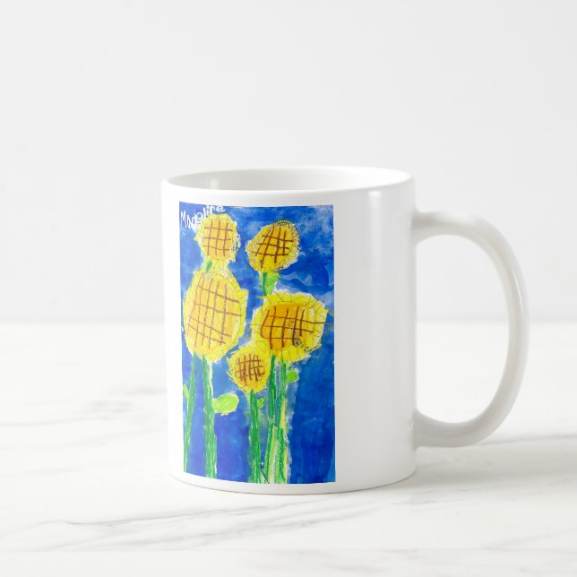 Taza De Café Flores de la mañana (Derecha)