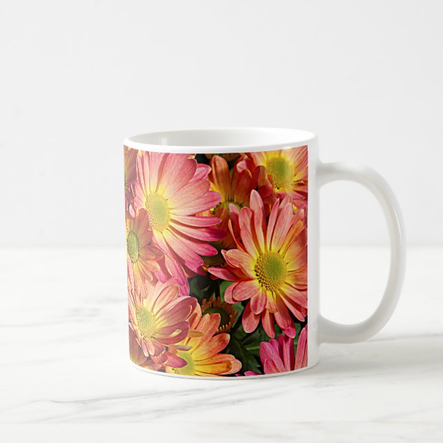 Taza De Café Flores de la primavera (Derecha)