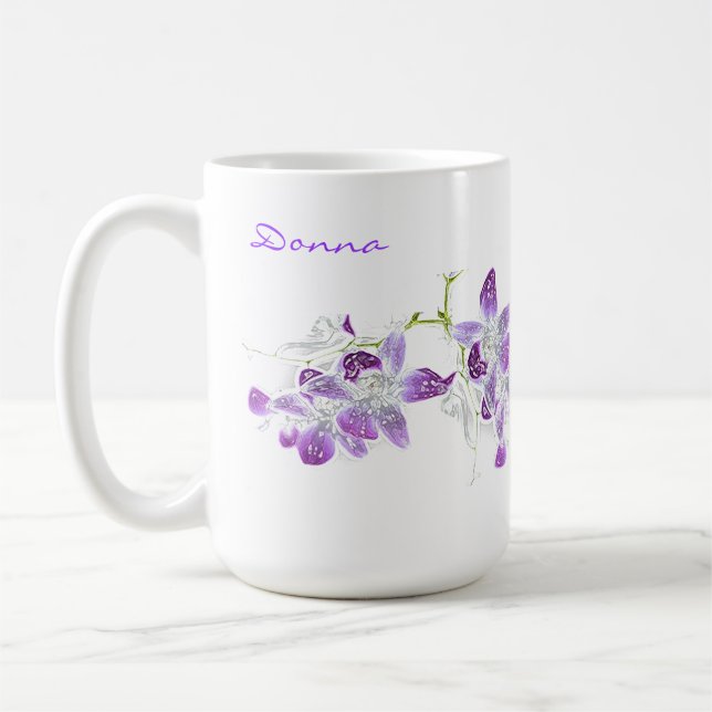 Taza De Café flores de la primavera - donna (Izquierda)
